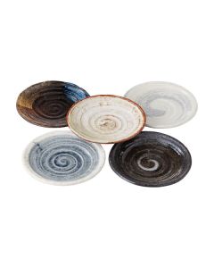 LOT DE 5 PLAQUES À SCULPTER EN SPIRALE MINO WARE