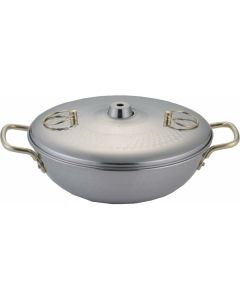 POT SHABU-SHABU JAPONAIS EN ACIER INOXYDABLE 25CM